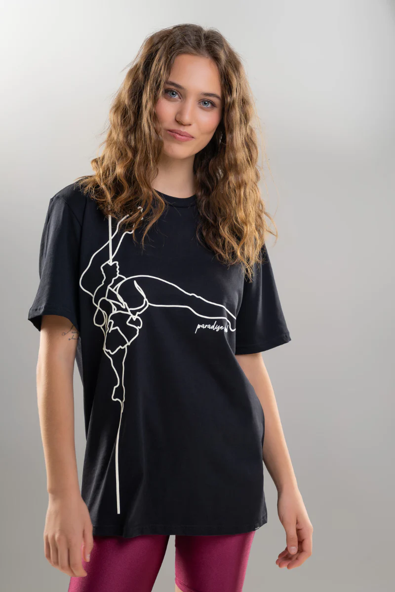 Paradise Chick Supreme Poledancer T-shirt - Black - Image 7