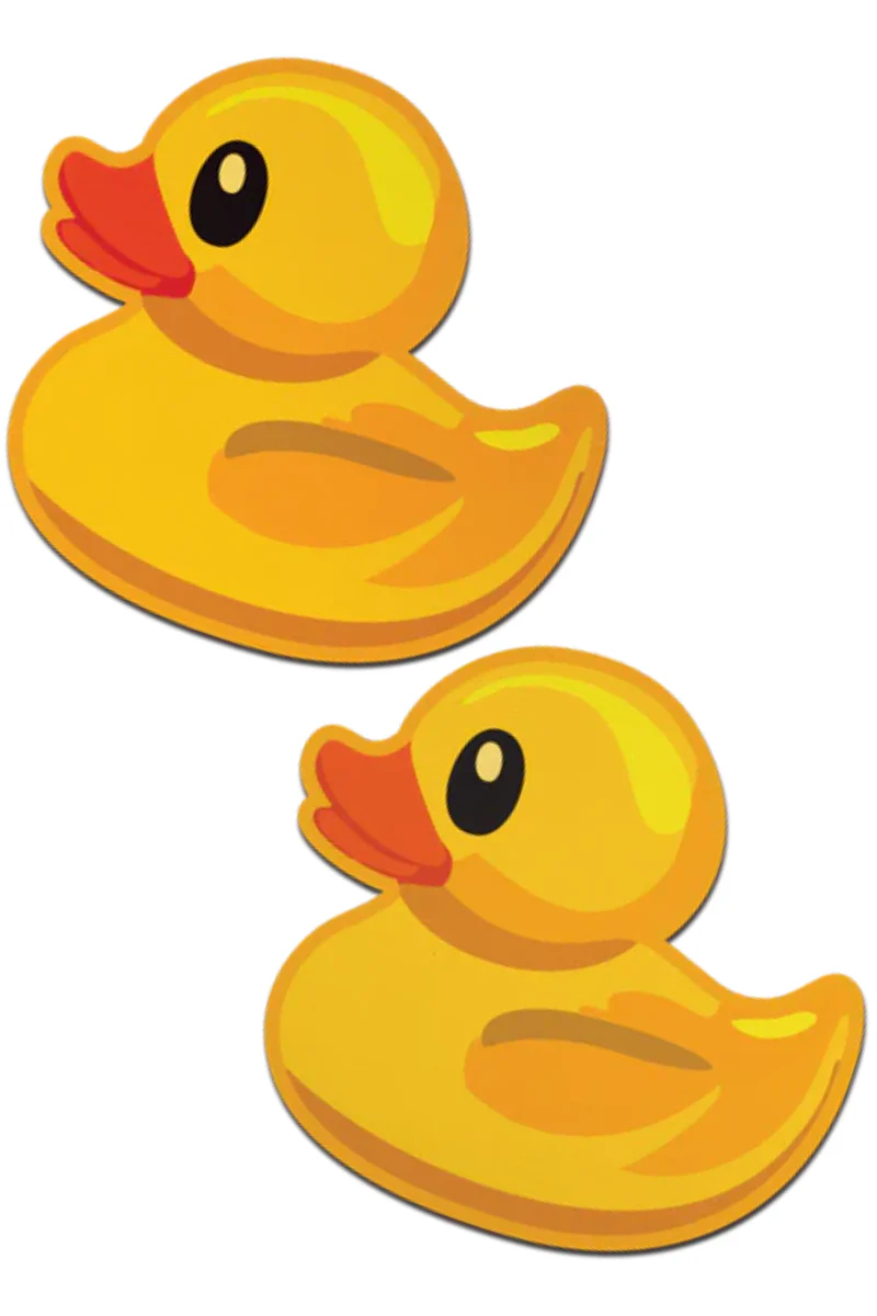 Pastease Rubber Duck Nipple Pasties - Yellow - Image 2