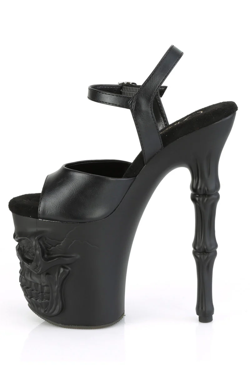 Pleaser USA Rapture-809 8inch Stilettos - Matte Black - Image 6