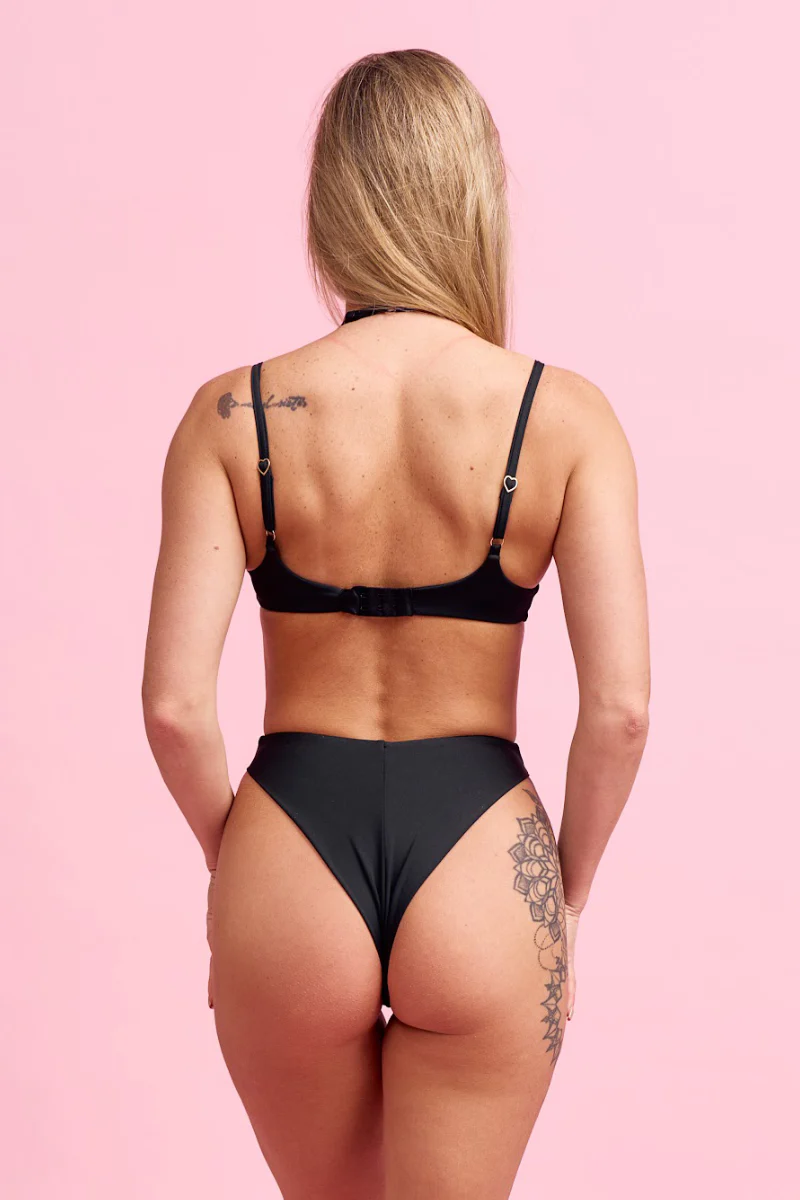 Pole Addict Divine Bodysuit - Black - Image 2