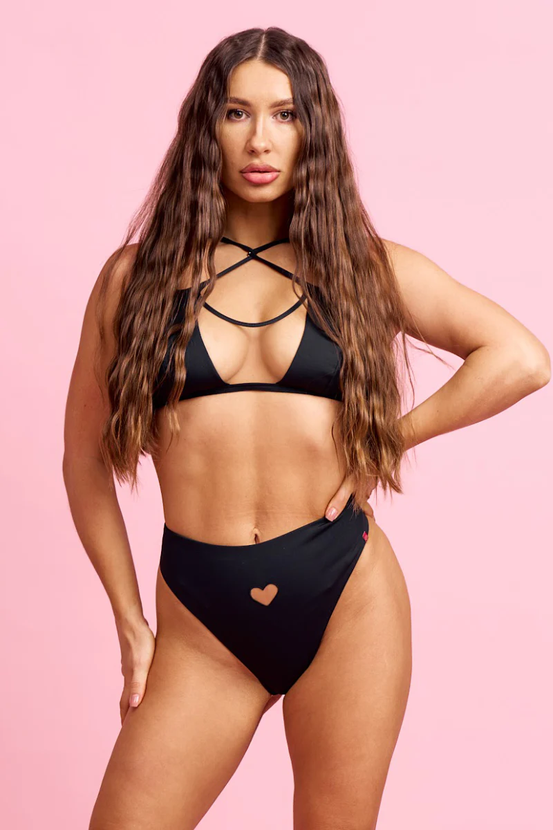 Pole Addict Goddess Top - Black - Image 3