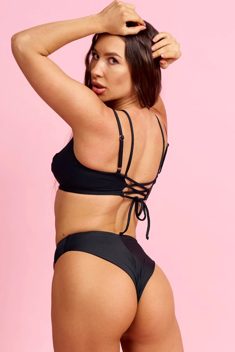 Pole Addict Goddess Top - Black - Image 4