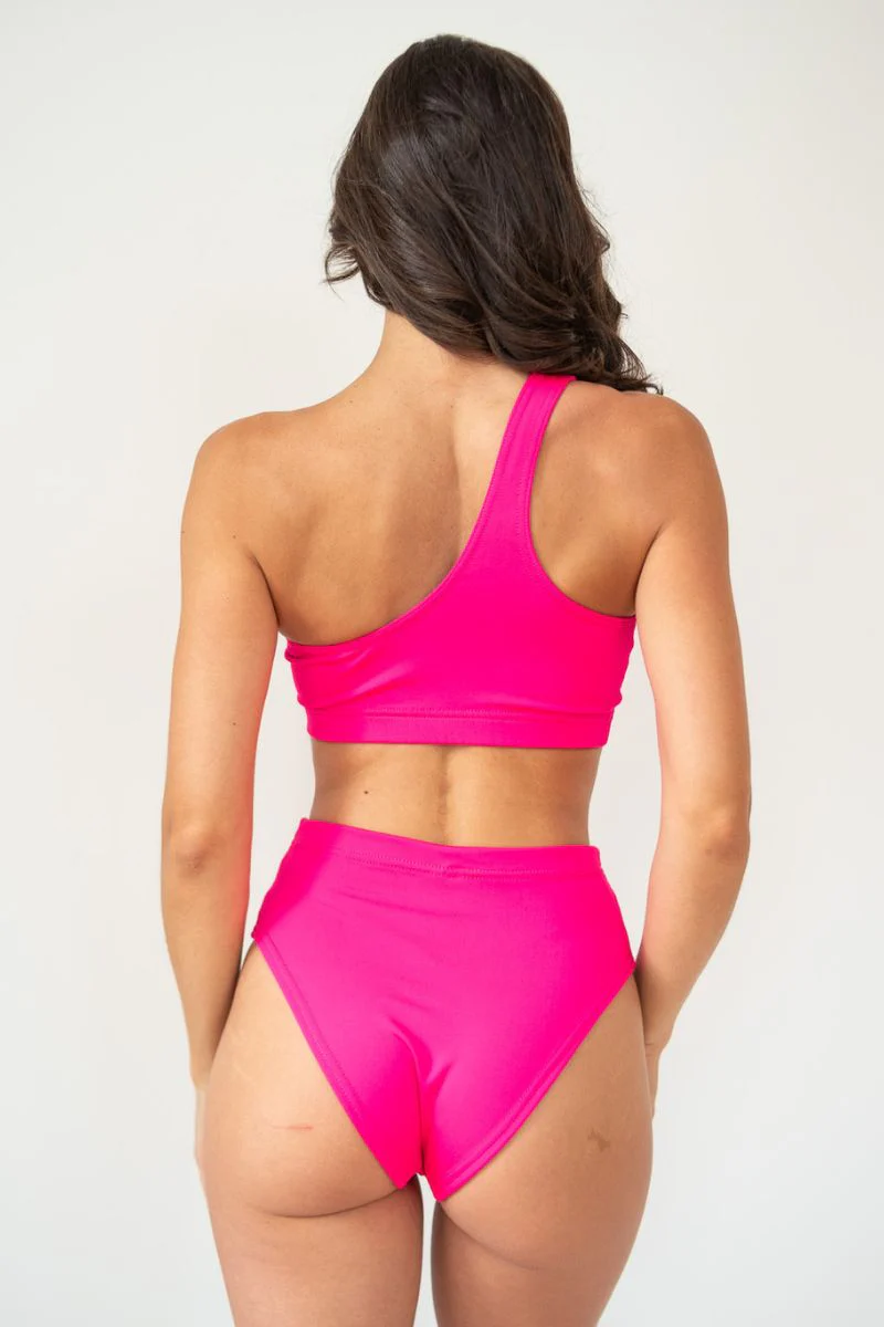 Pole Addict Mesmerised Bottom - Neon Pink - Image 2