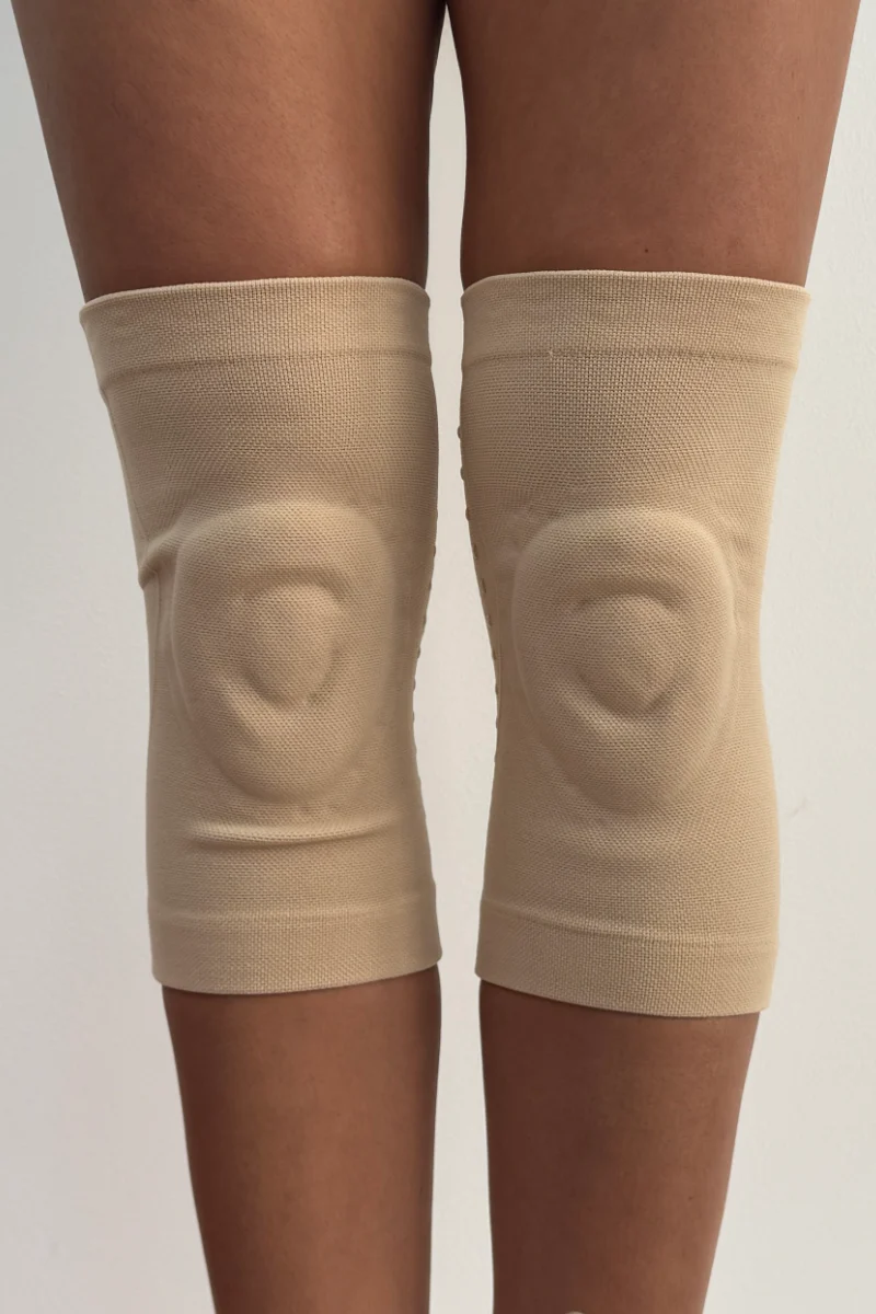 Pole Addict Sticky Grip Gel Kneepads - Ocean Sand