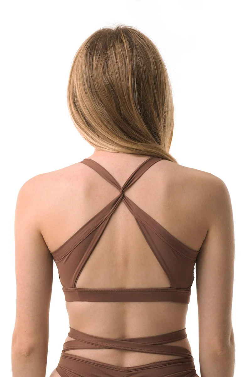 Poledancerka Cross Wrap Top - Nude 02 - Image 2