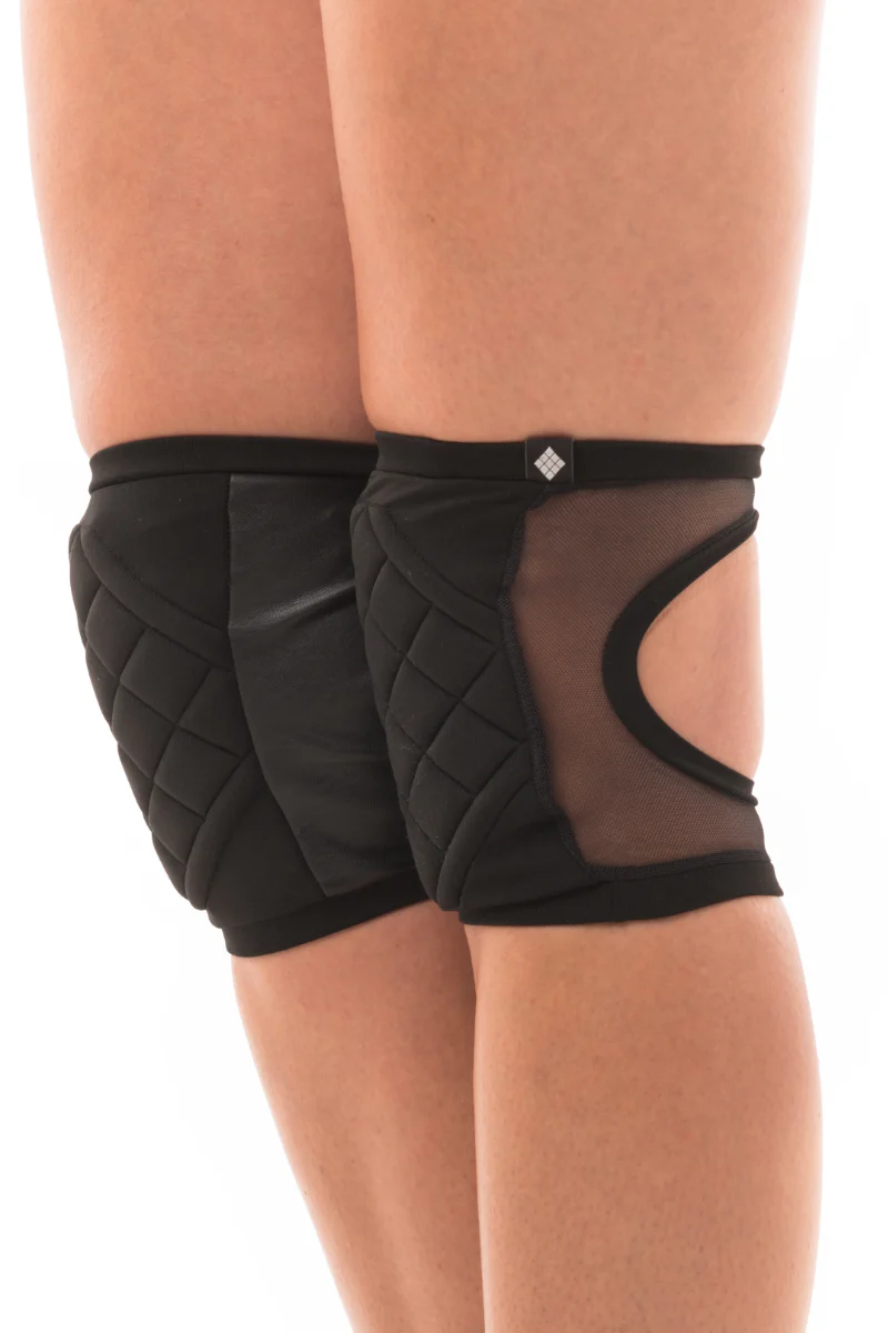 Poledancerka Highline Kneepads - Black (with Pocket) - Image 3