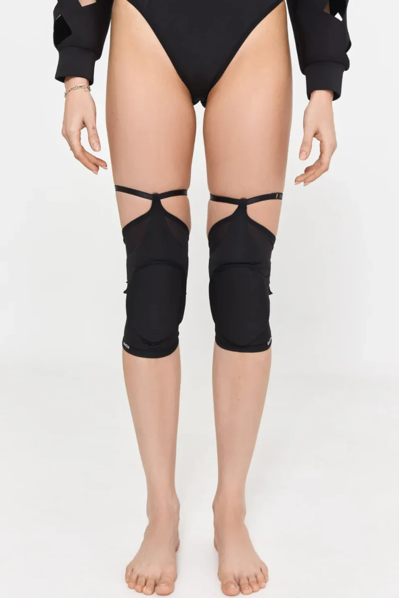 Queen Wear Classic Kneepads - Black Fire