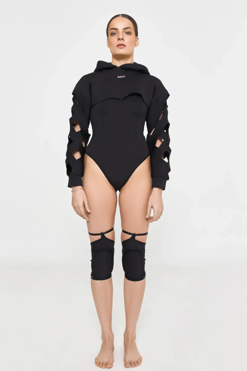 Queen Wear Classic Kneepads - Black Fire - Image 5