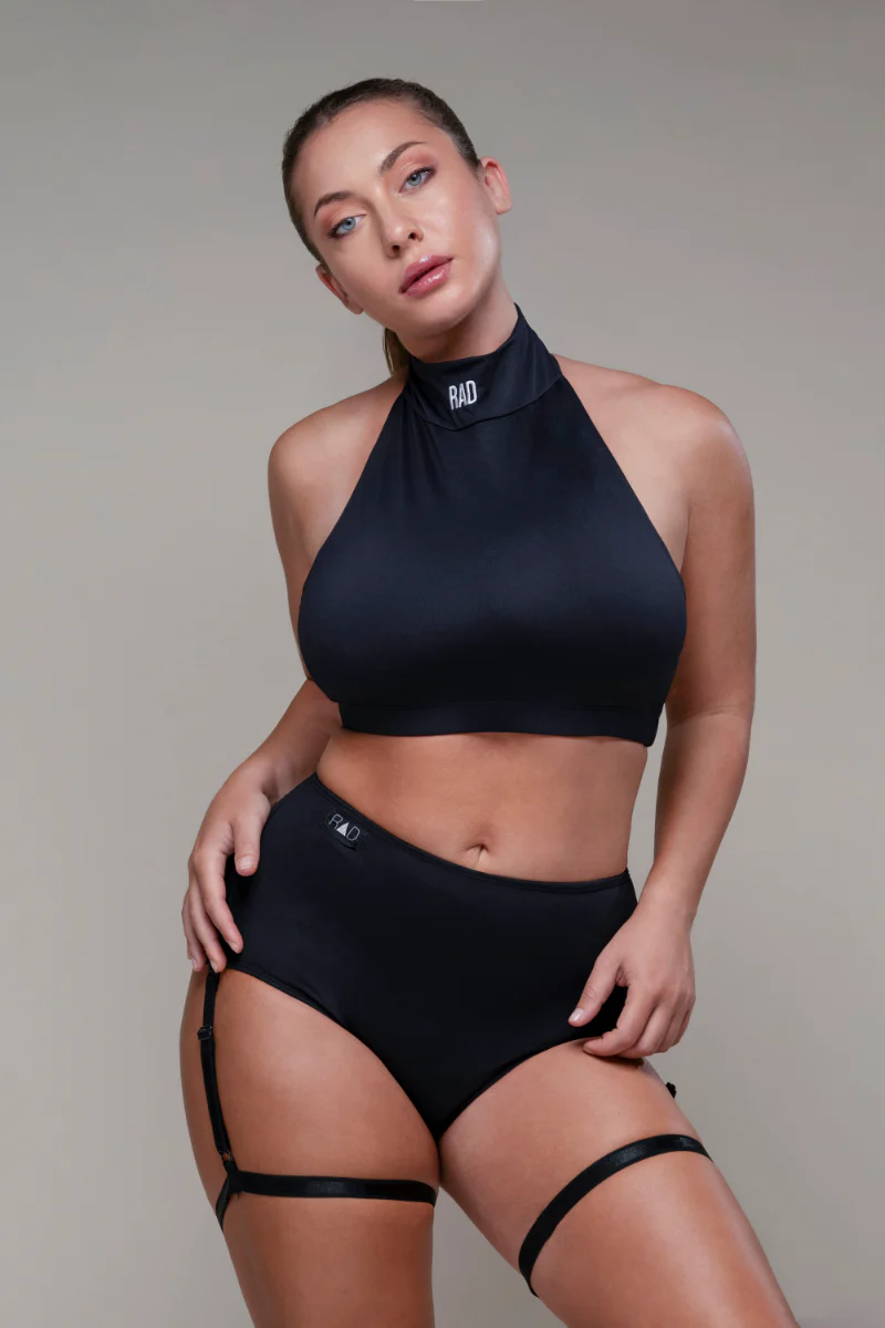 RAD Eve Choker Top - Black