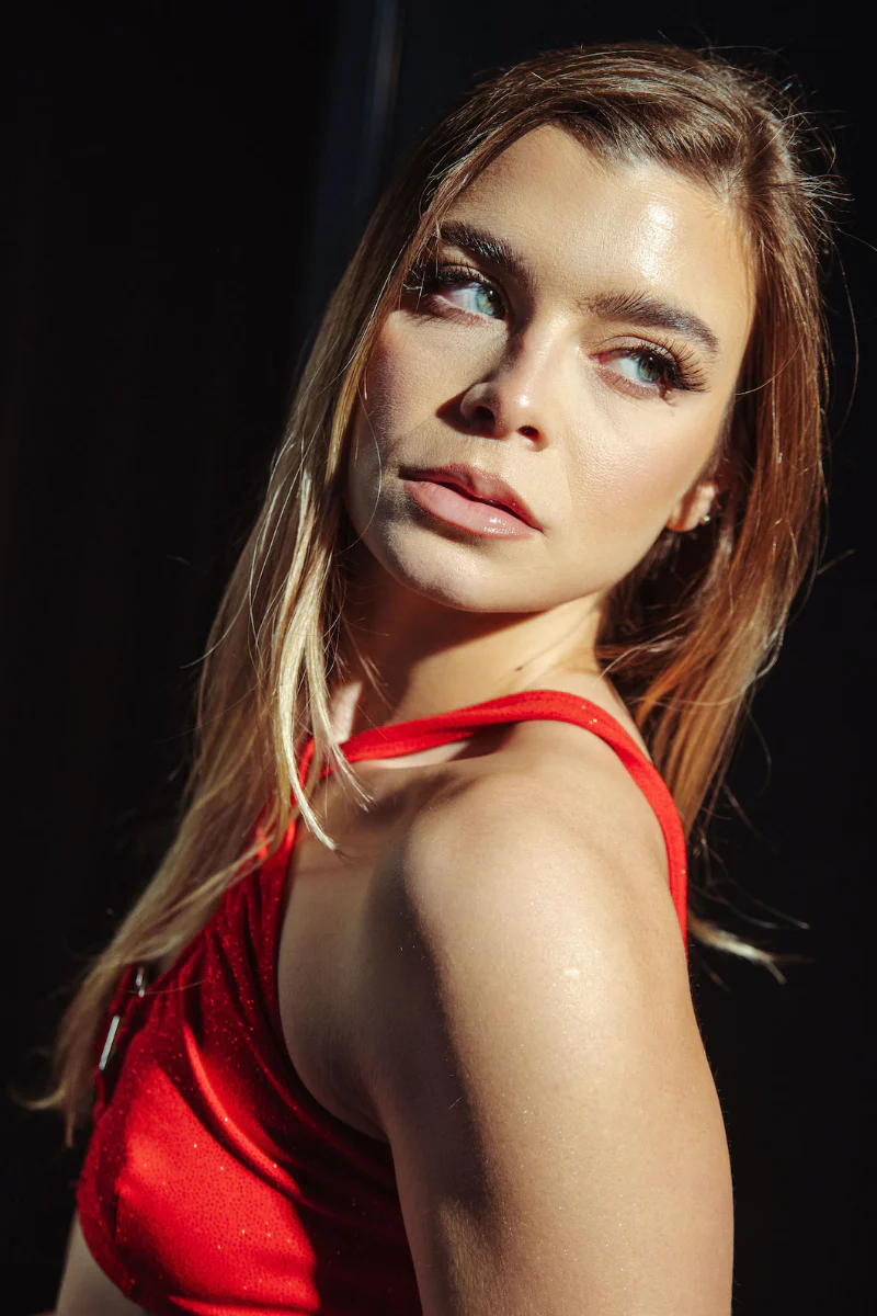 RAD Heartbreaker Top - Red Glitter - Image 5