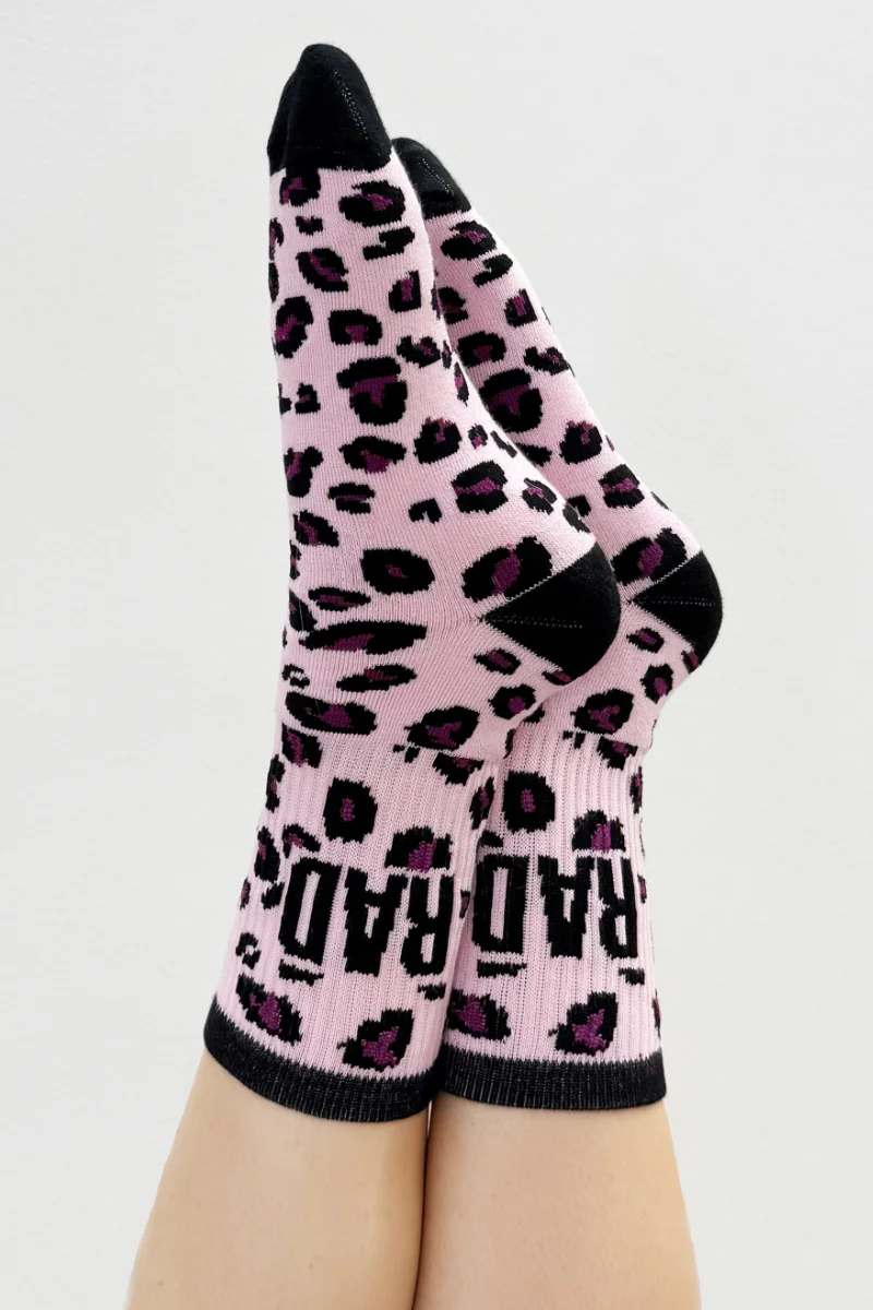 RAD Socks - Pink Leopard - Image 2