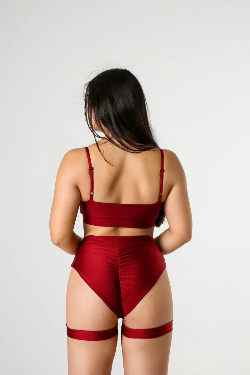 REV ACTIV Bomb Garter Shorts - Cherry - Image 6