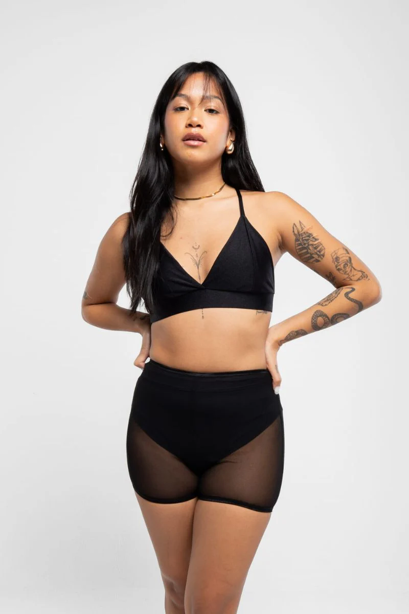 REV ACTIV Mesh Pleasure Shorts - Black