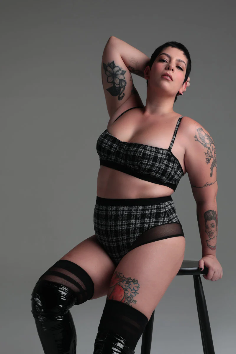 Rolling Alpha Balconette Top - Tartan - Image 4