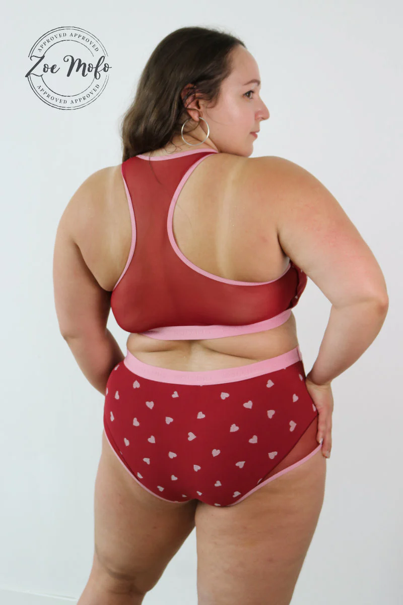 Rolling Alpha High Waisted Hot Pants - Sweetheart - Image 4
