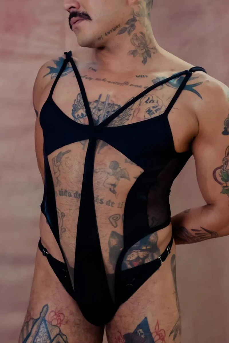 Rolling Madonna Bodysuit - Black - Image 5