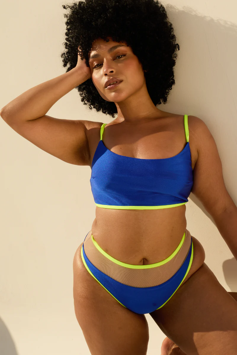 Rolling Vento Reversible Top - Black/Royal Blue