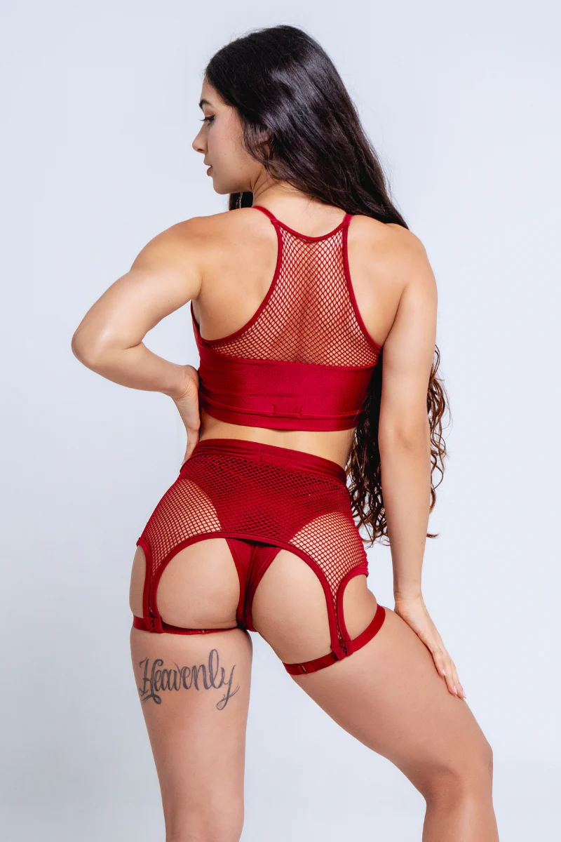 Sorte Coleus Suspender Bottoms 2.0 - Red