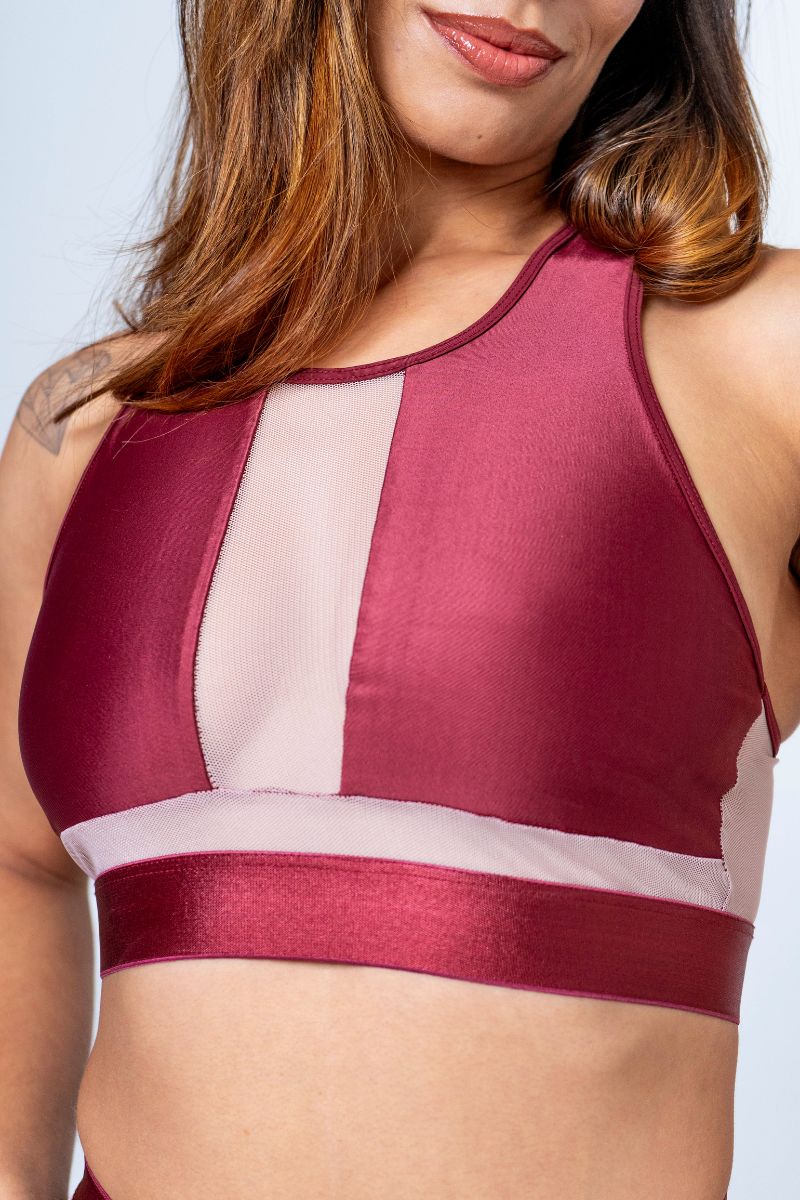 Sorte Dream Trance Top - Burgundy - Image 6