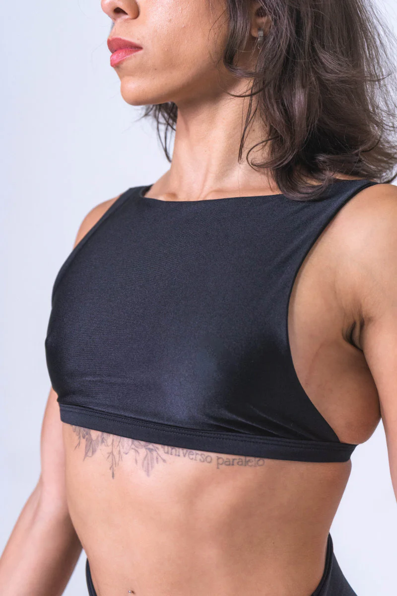 Sorte Serpent Top - Black - Image 4