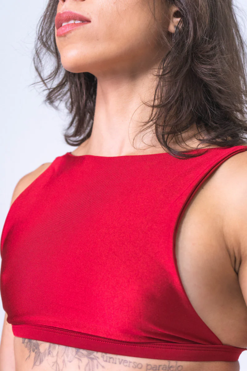 Sorte Serpent Top - Poppy Red - Image 4