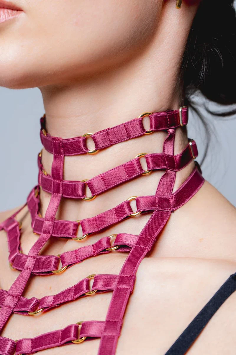 Sorte NYX Top Harness- Burgundy - Image 3