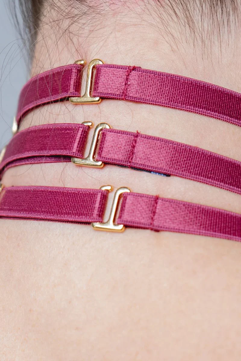 Sorte NYX Top Harness- Burgundy - Image 4