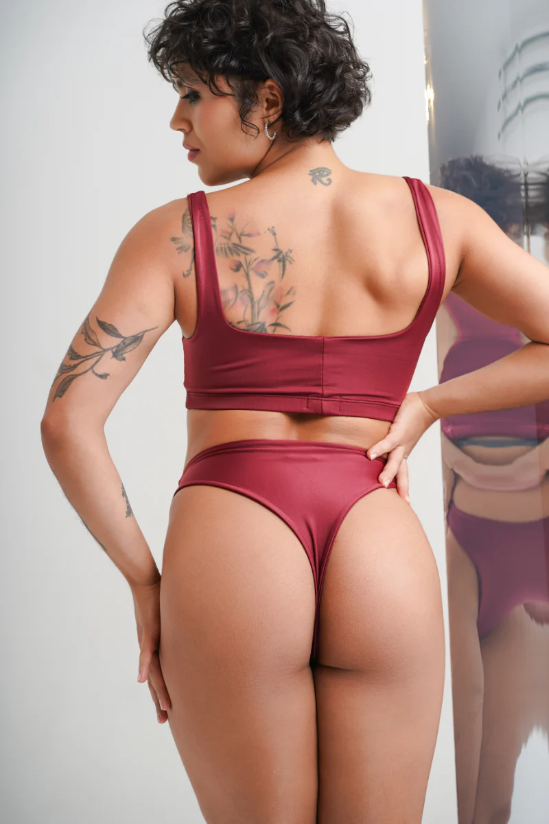 Sorte Sigh Bottoms - Burgundy - Image 2