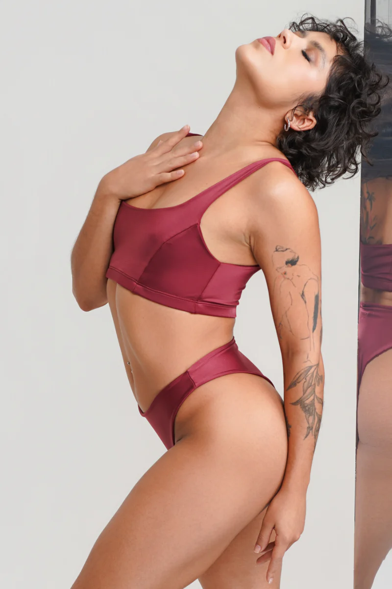 Sorte Sigh Bottoms - Burgundy - Image 4