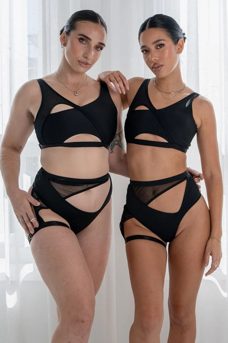 Tatiana Active Axel Top - Matte Black - Image 6