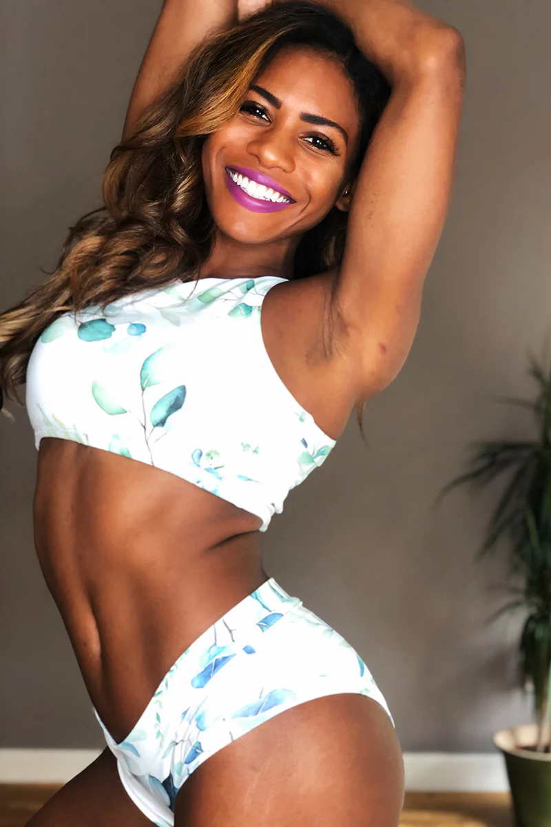 The Enviro Co. High Neck Crop Top - Daintree Day - Image 5